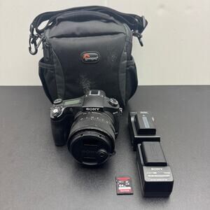 Sony Cyber-shot DSC-RX10 20.2 MP Camera with battery, charger, bag 64 GB SD Card